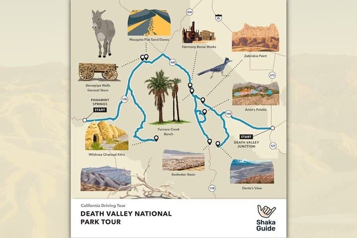 Death Valley Self-Guided Audio Driving Tour: Explore Badwater, Dante’s View & Mesquite Dunes photo 4