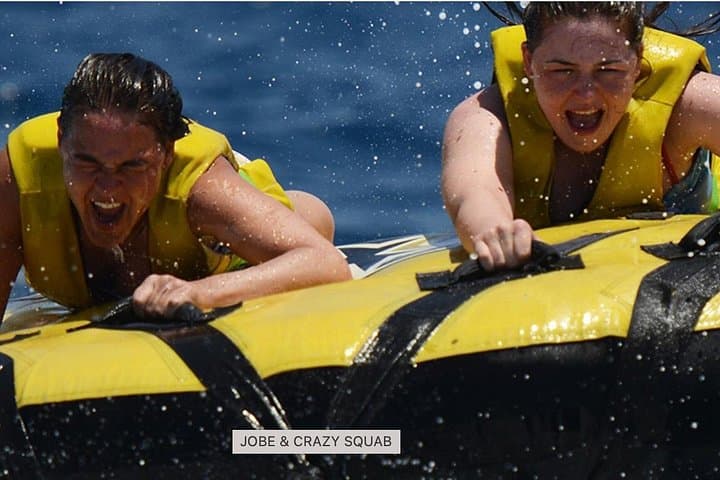 Thrill Waves Tubing at Perivolos Beach Santorini — Aegean Tube Ride photo 2