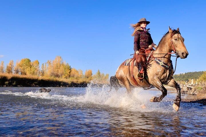 Riding the Edge of the Tetons
