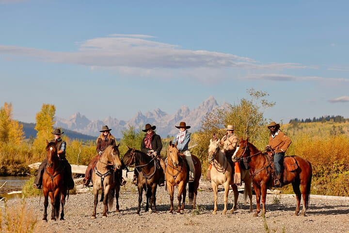 3-Hour Horseback Riding in Jackson Hole — Heart 6 Ranch Tetons Trail Ride photo 3