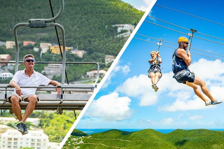 Sky Explorer & Sentry Hill Zip Line: 360° Views Above St. Maarten