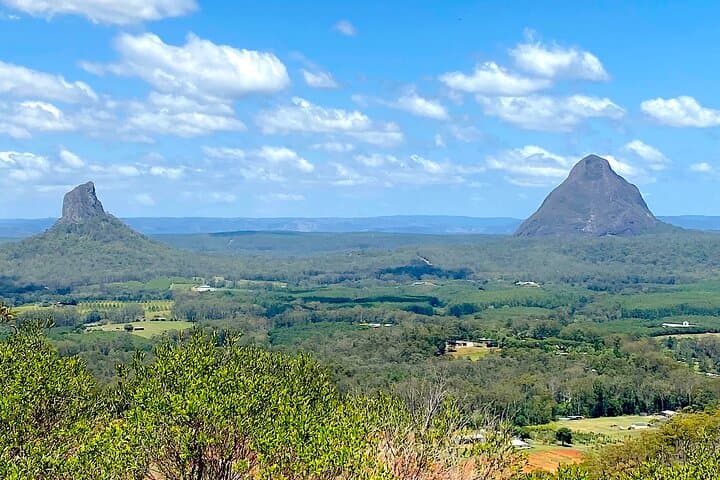 Glass House Mountains Day Tour from Noosa: Lookouts, Lunch & Old-Growth Walks