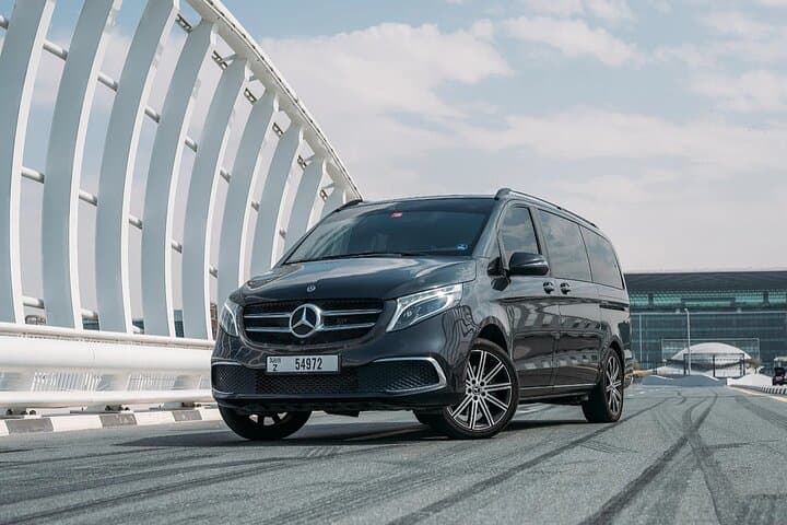 Dubai Private Airport Transfer — Mercedes V‑Class Meet & Assist at DXB