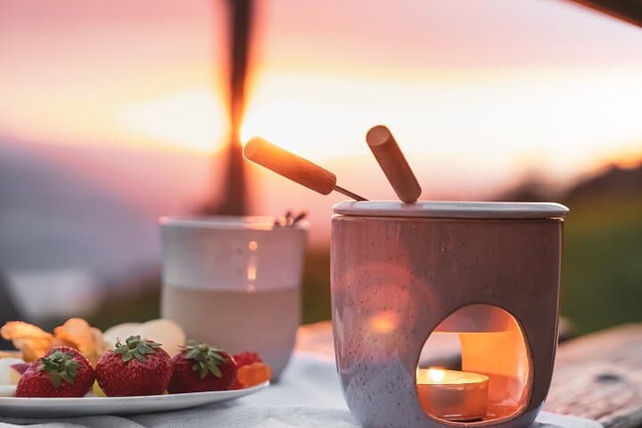 Rigi Chocolate Fondue Picnic at Sunset — Vitznau Mountain Experience photo 3