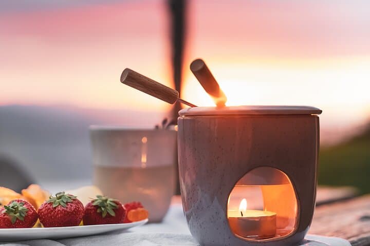 Rigi Chocolate Fondue Picnic at Sunset — Vitznau Mountain Experience photo 4