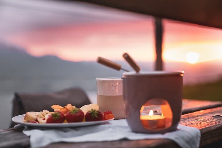 Rigi Chocolate Fondue Picnic at Sunset — Vitznau Mountain Experience photo 5
