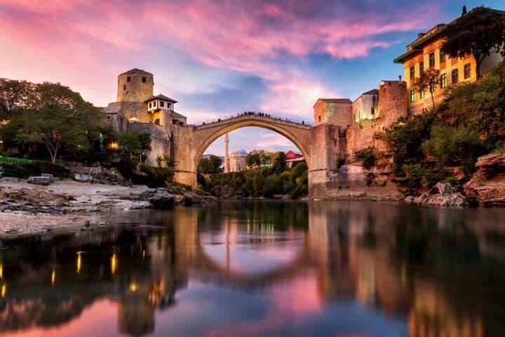 Mostar and Kravice Waterfalls Day Trip from Split — Old Bridge, Ottoman Streets & Swimming photo 4
