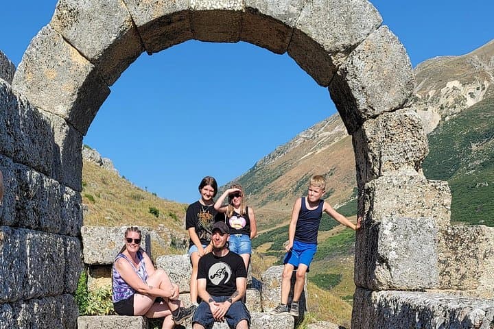 4x4 Adventure to Amantia Archaeological Park & Brataj Bridge in the Shushica Valley