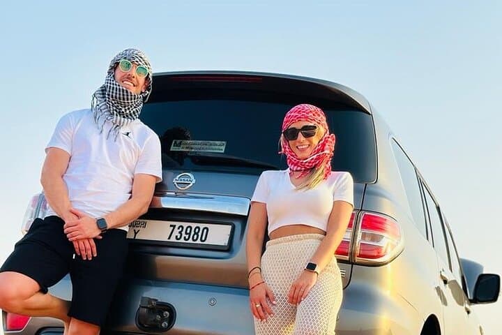 Sunrise Lahbab Desert Safari: Dune Bashing, Camel Ride & Sandboarding in Dubai photo 2