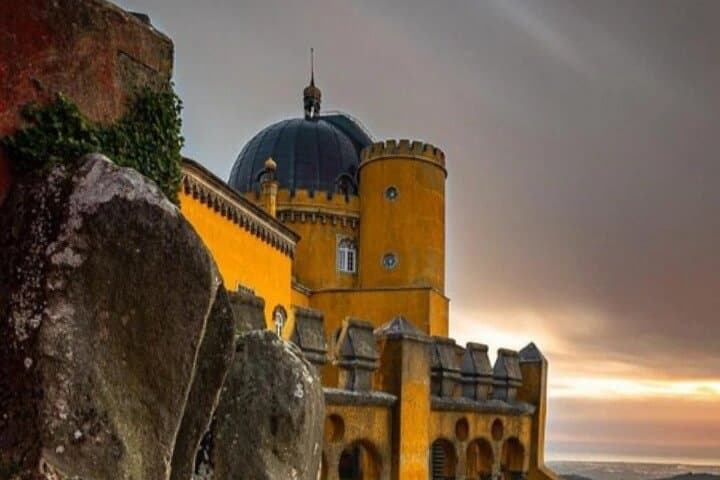Full-Day Sintra: Pena Palace, Regaleira Pass-By & Cascais Small-Group Tour from Lisbon photo 5