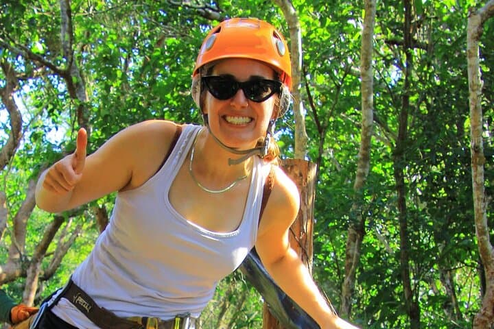 Cancun Jungle Tour: Tulum Ruins, Cenote Snorkel & Zipline Adventure photo 2