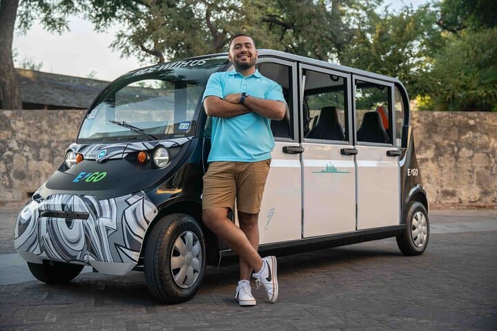 San Antonio Electric Micro-Shuttle: 3-Hour Alamo & Missions Private Tour