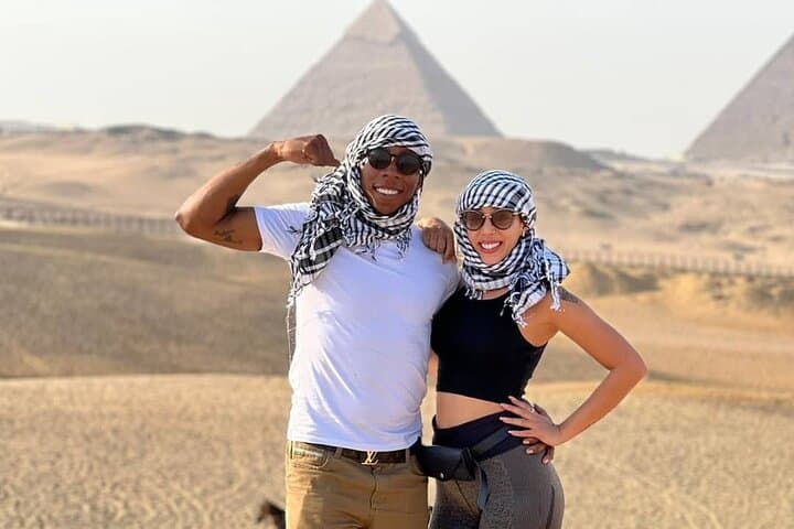 Giza Pyramids Private Half-Day Tour with Camel Ride and Lunch