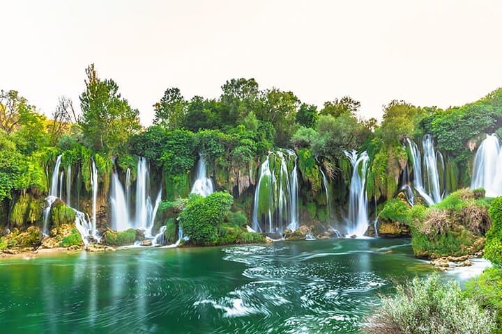Kravice Waterfalls & Mostar Day Trip from Dubrovnik: Stari Most, Swimming & History