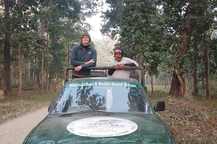 Silent Jeep Safari in Chitwan: Private Full-Day Wildlife Drive from Madi