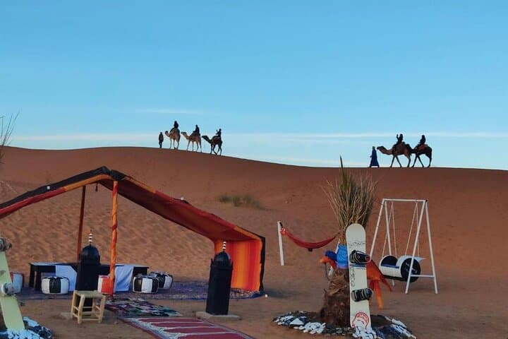 Night Among the Dunes: Overnight Merzouga Desert Camp, Camel Ride & Sunset View photo 2