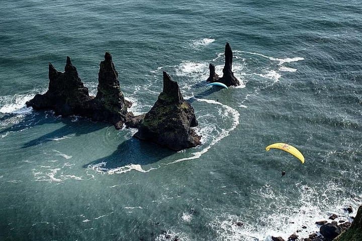 Tandem Paragliding Over Vík and South Coast Waterfalls Day Tour from Reykjavík photo 4