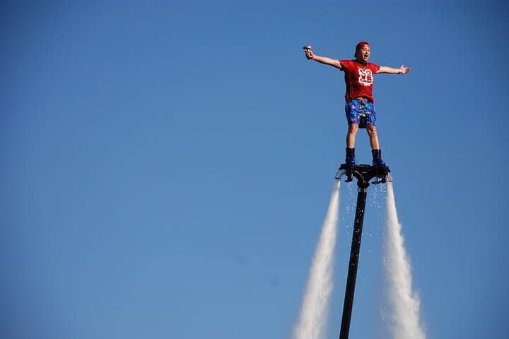 Flyboard Pro Adventure at Perivolos Beach, Santorini