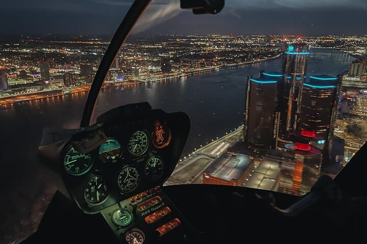 Private Downtown Detroit Helicopter Ride — Ambassador Bridge Aerial Tour photo 2