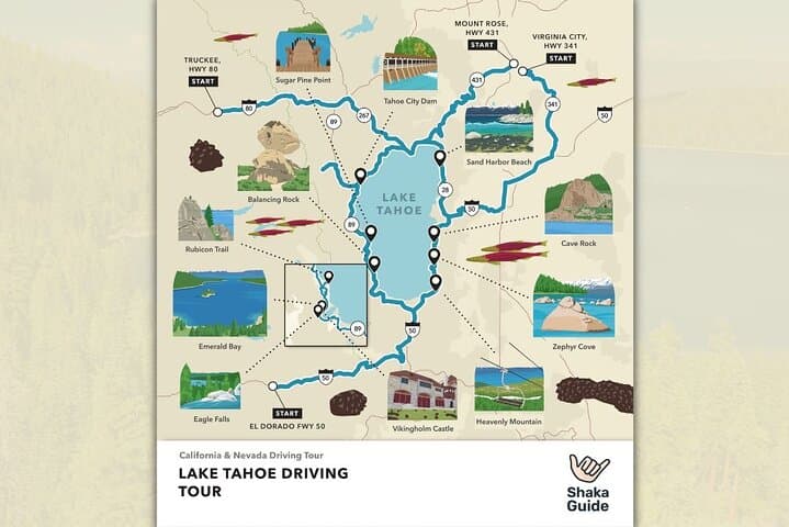 Lake Tahoe Self-Guided Audio Driving Tour — Emerald Bay to Sand Harbor photo 4