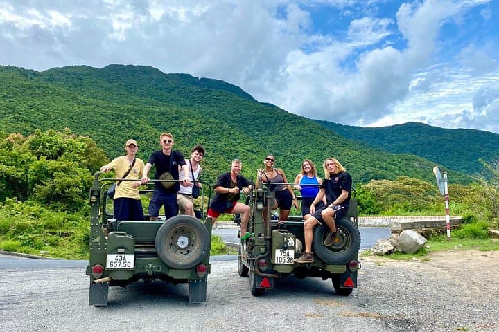 Hai Van Pass Jeep Tour from Da Nang to Hue — Lang Co, Lap An Lagoon & Elephant Spring Day Trip photo 2