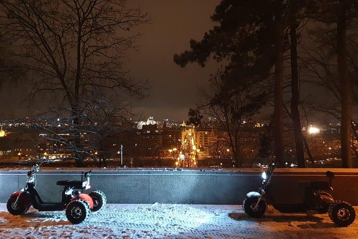 Prague Electric Trike Night Tour: Guided Sunset-to-Starlight City Ride photo 2