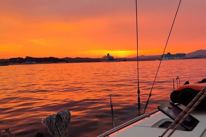 Corfu Old Town Sunset Catamaran Cruise: Luxury Two-Hour Evening Sail photo 2