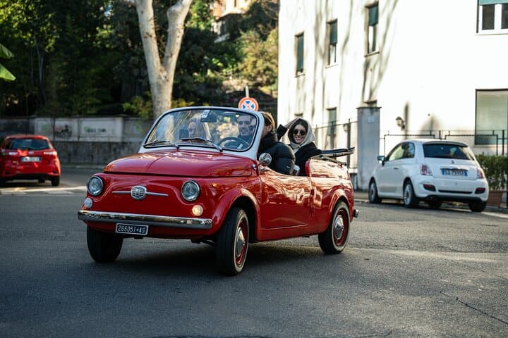 Cruise Rome in a Vintage Fiat 500 Cabriolet — Classic Elegance Tour