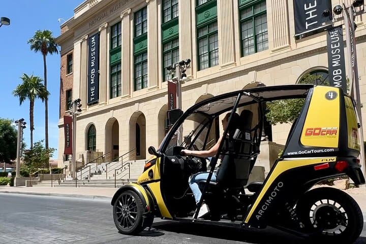Open-Air GoCar Mob History Tour + Mob Museum Entry in Downtown Las Vegas