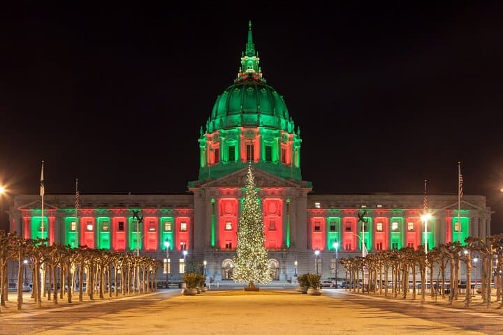 San Francisco Holiday Lights Private Walking Tour