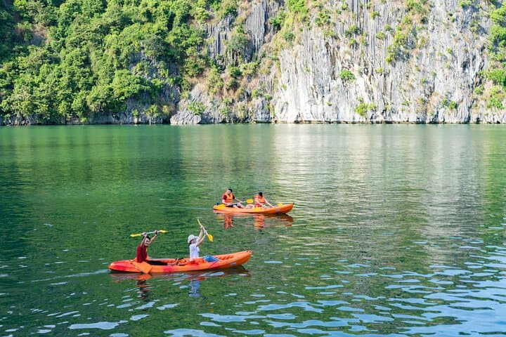 Lan Ha Bay 2-Day Cruise: Kayaking, Caving & Swimming Around Cat Ba photo 3
