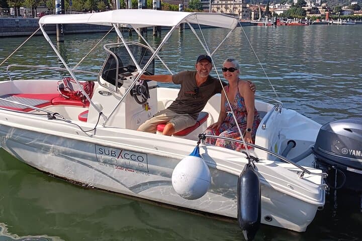 Four-Hour Captainless Boat Rental on Lake Como — Self-Drive to Villa Balbianello & Comacina