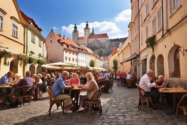 Prague to Cesky Krumlov & Hluboka Castle: Private Day Tour Guide