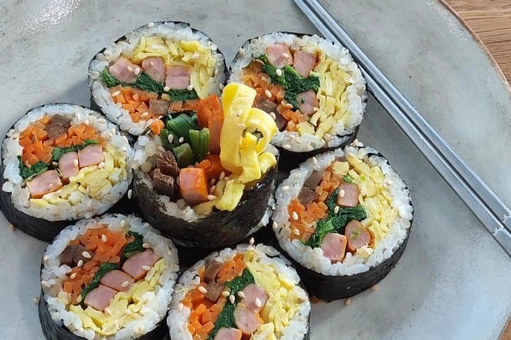 Home-Style Korean Cooking Class Near Seoul — Kimbap, Tteokbokki & Ramen with a Local Host