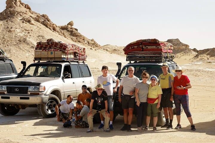 White Desert Camping Trip: 3 Nights, 4 Days from Cairo to Bahariya Oasis