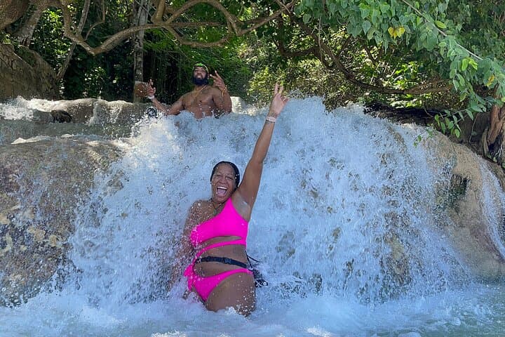 Climb Dunn's River Falls & Bamboo Rafting on the White River — Ocho Rios Day Tour