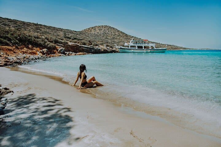 Circumnavigate Spinalonga: Elounda Boat Cruise to Kolokytha, Barbarossa Cave & Skistra photo 1