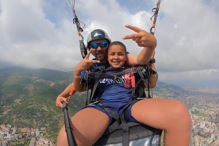 Tandem Paragliding Over Alanya — Ulusky Flights Above Cleopatra Beach photo 2