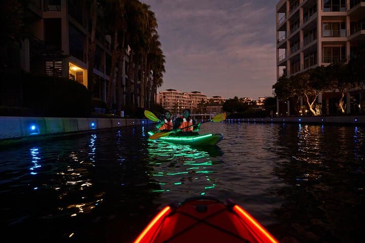 Night Kayaking in Cape Town's V&A Waterfront: Glow Kayak Tours at Battery Park