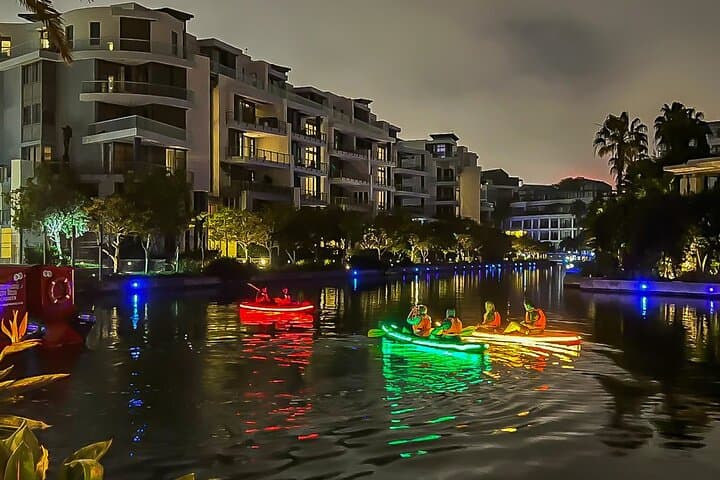 Night Kayaking in Cape Town's V&A Waterfront: Glow Kayak Tours at Battery Park photo 2