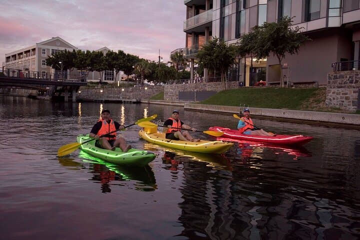 Night Kayaking in Cape Town's V&A Waterfront: Glow Kayak Tours at Battery Park photo 4