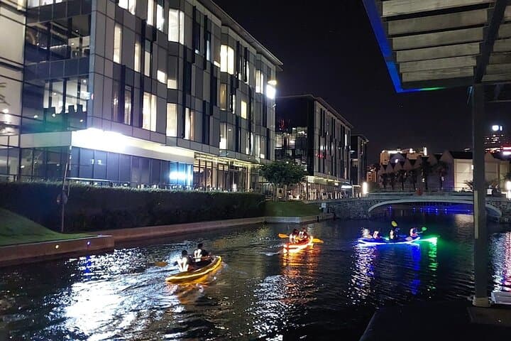 Night Kayaking in Cape Town's V&A Waterfront: Glow Kayak Tours at Battery Park photo 6
