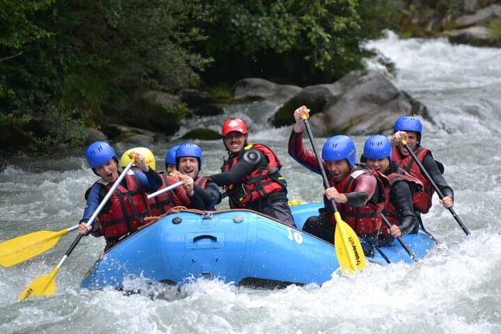 Rafting at the Foot of Mont Blanc — Whitewater on the Arve River in Chamonix