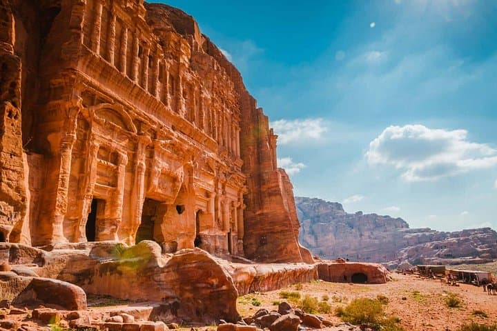 Petra and Dead Sea Day Tour from Amman: Treasury to Floating in One Day photo 1