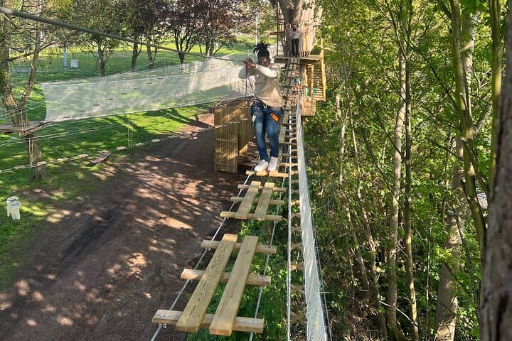 Rouen Treetop Adventure Course — Zip Lines, Rope Bridges & Aerial Challenges