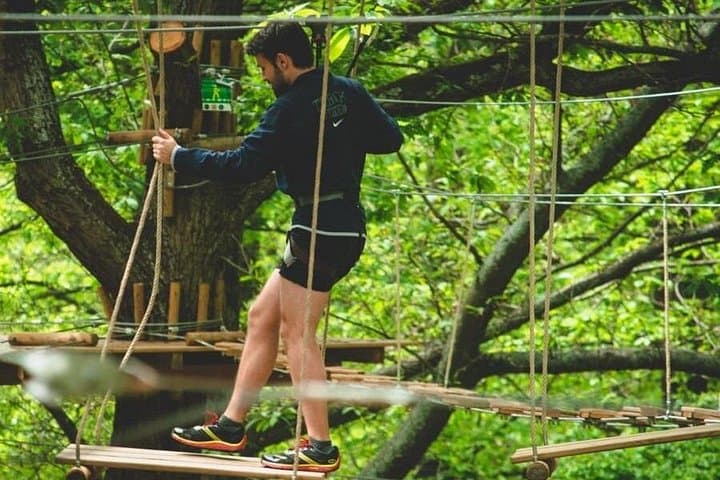 High-Ropes Thrills: Treetop Adventure Course in Jablines Near Paris photo 3
