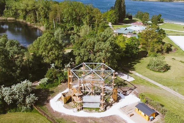 High-Ropes Thrills: Treetop Adventure Course in Jablines Near Paris photo 4