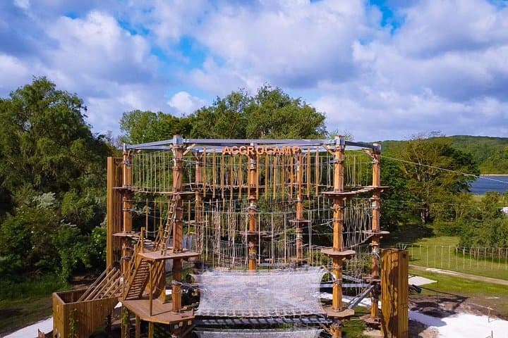 High-Ropes Thrills: Treetop Adventure Course in Jablines Near Paris photo 1