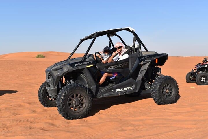 Dubai Desert Thrill Buggy Ride: 4-Hour Dune Adventure with Camel Ride & Sandboarding photo 2