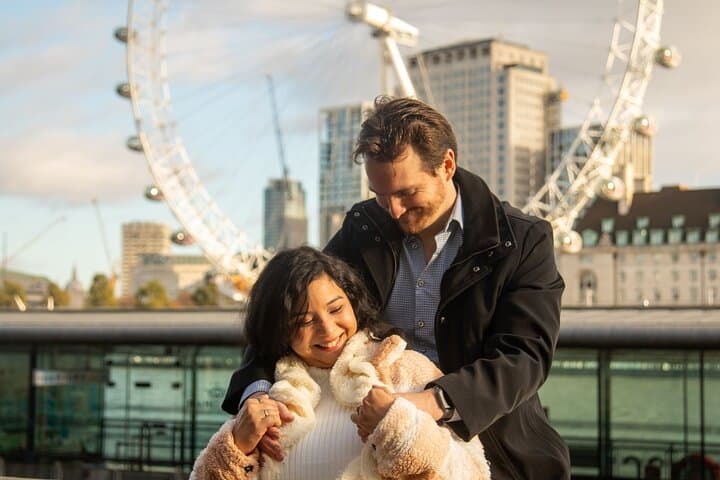Private Photoshoot Outside the London Eye — South Bank Portrait Session photo 2